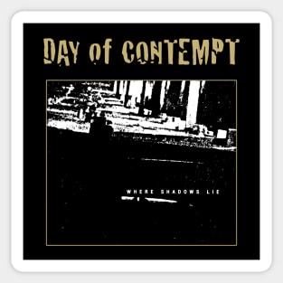 Day of Contempt Tribute Shirt Sticker